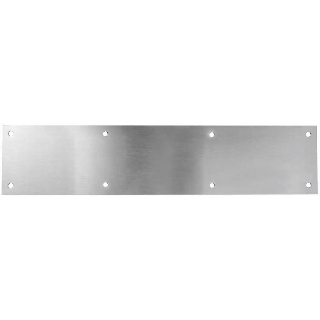 FD30 Fire Door Kick Plate - 750mm x 150mm - Satin Stainless Steel