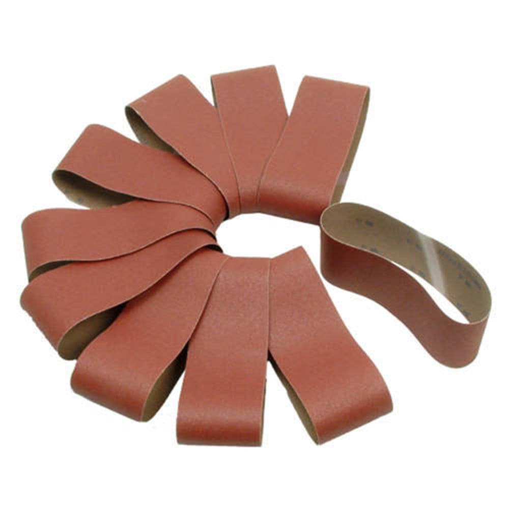 Clarke 6468046 120 Grit 76X533Mm Aluminium Oxide Sanding Belt (Pack Of 10)