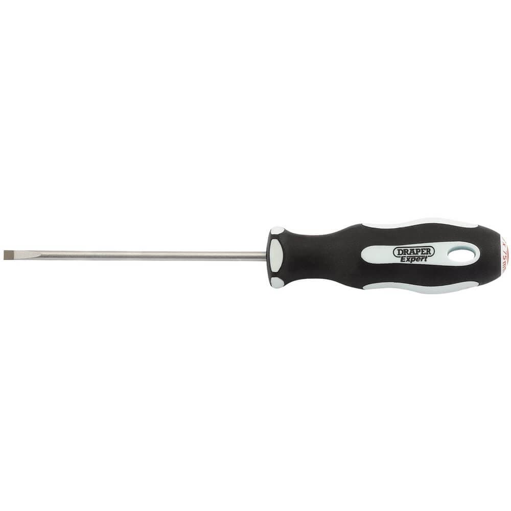 Draper Expert 34971 Plain Slot Soft Grip Parallel Tip Screwdriver 3 X 75Mm each