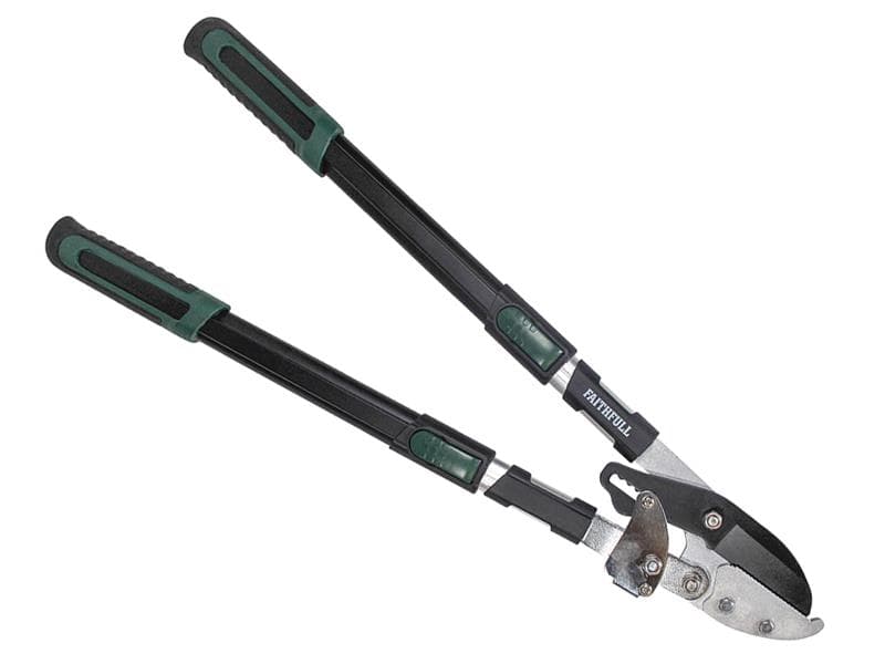 Faithfull L524081 Countryman Ratchet Anvil Telescopic Lopper
