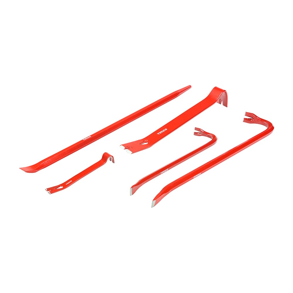 Timco 468235 Wrecking & Pry Bar Set 5 Pieces Box 5
