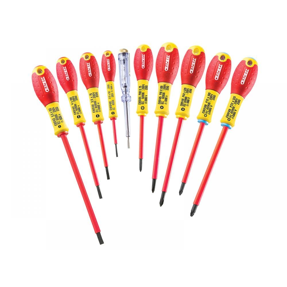 Expert E160912 E160912 Insulated Screwdriver Set 10 Piece
