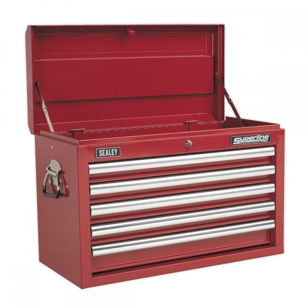 Sealey AP33059 Topchest 5 Drawer With Ball-Bearing Slides - Red