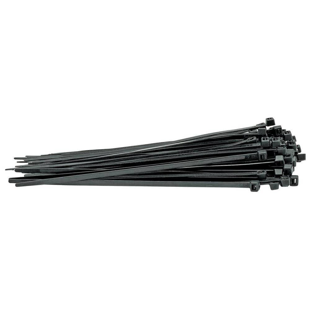 Draper 70393 Cable Ties 4.8 X 200Mm Black (Pack Of 100) each