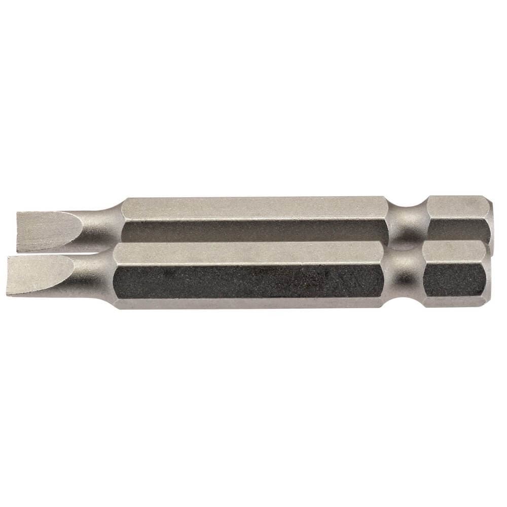 Draper 64089 Plain Slot Insert Bit 4.5Mm 1/4in Hex 50Mm Long (Pack Of 2) per pack