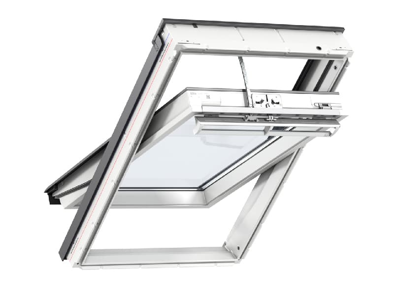 VELUX Solar Centre Pivot Roof Window White Maintenance Free 942mm x 1178mm GGU PK06 007030
