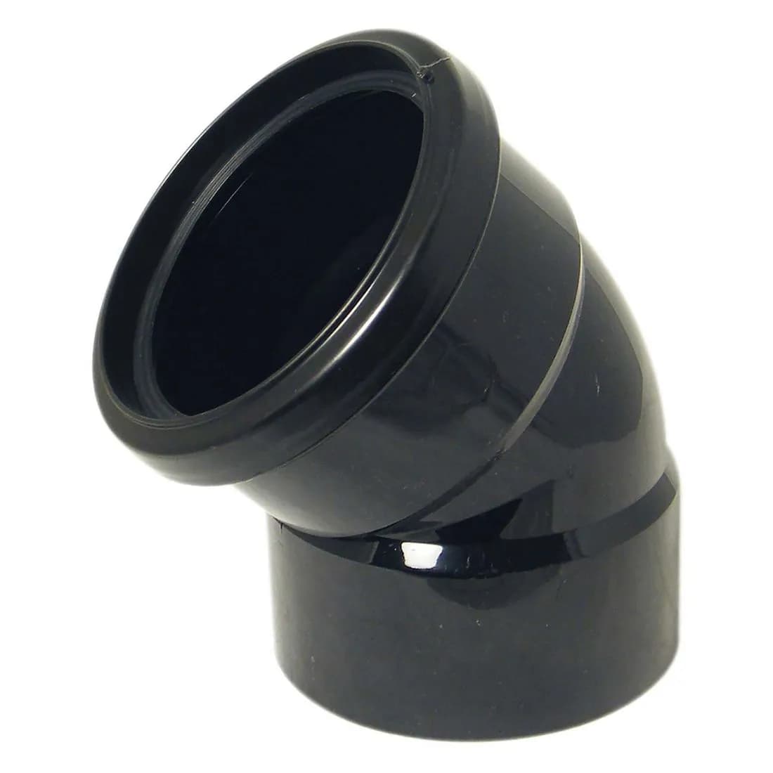 Solvent 135 Deg. Offset Bend 110Mm Black Soil Sp440B