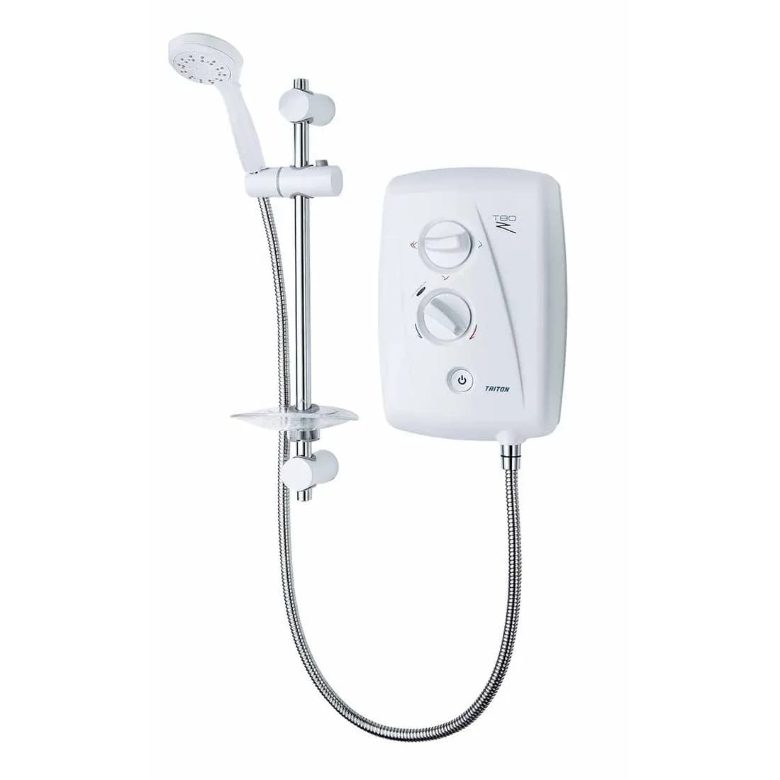 Triton T80Z Fast Fit 8.5Kw White/Chrome Electric Shower