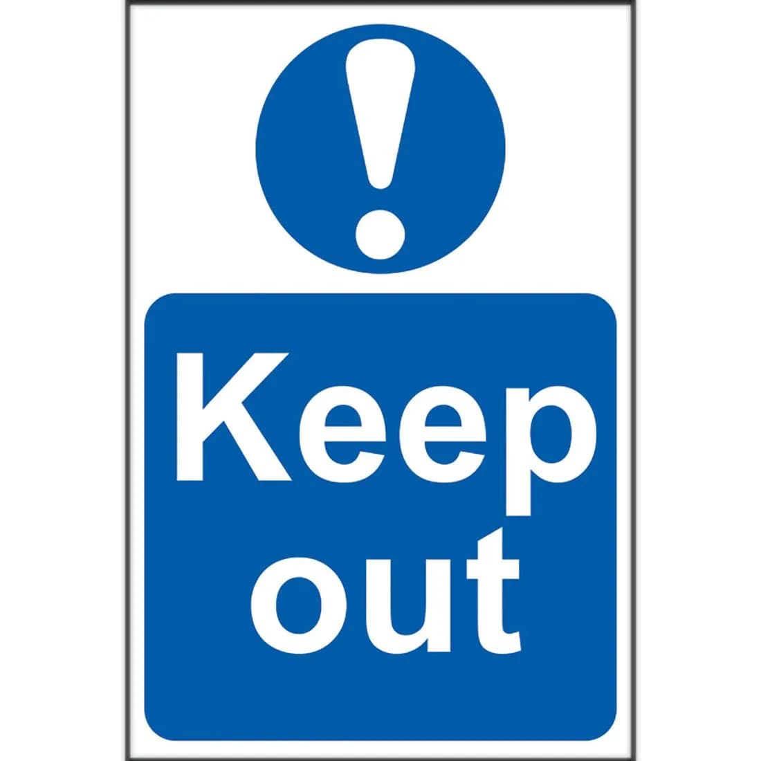 Keep Out Sign 400X600Mm