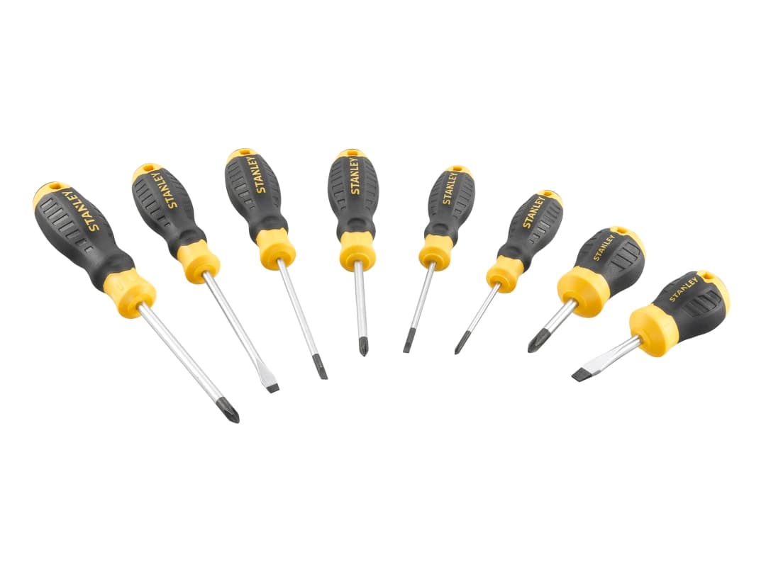 STANLEY® Hand Tools CUSHION GRIP™ Screwdriver Set, 8 Piece STHT16167-0