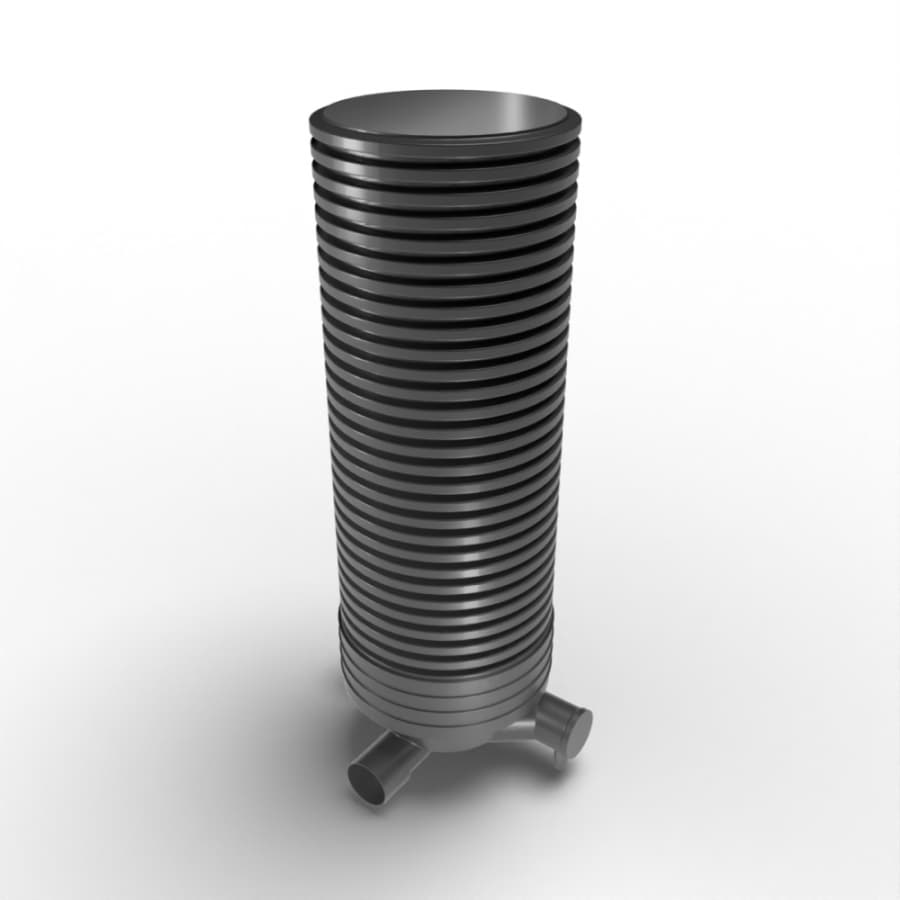 Inspection Chamber Set - 600mm Diameter x 2355mm Depth with 150mm Channel & 150mm Inlets