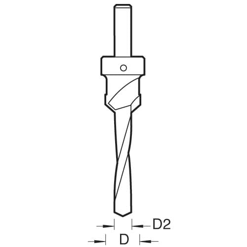 Trend Adjustable Countersink 5/8 Inch Diameter Pk 1 6200/10TC