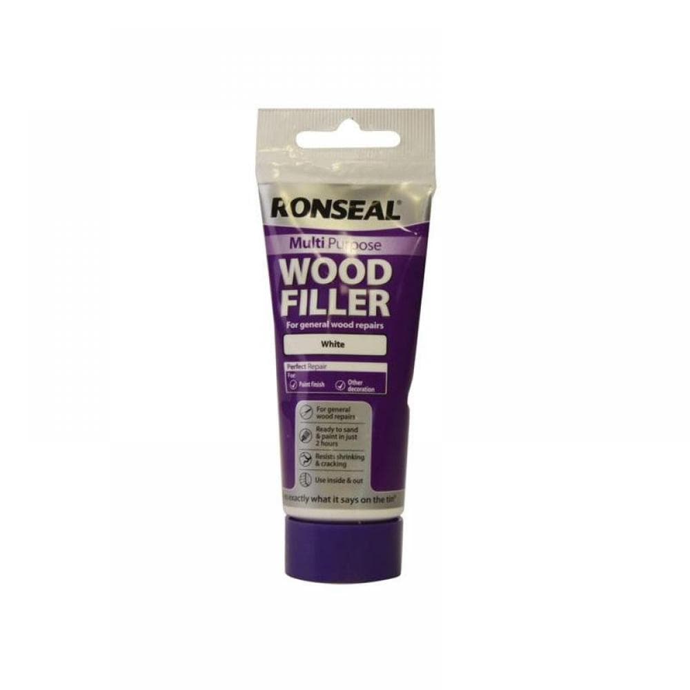 Ronseal 33639 Multipurpose Wood Filler Tube White 100G