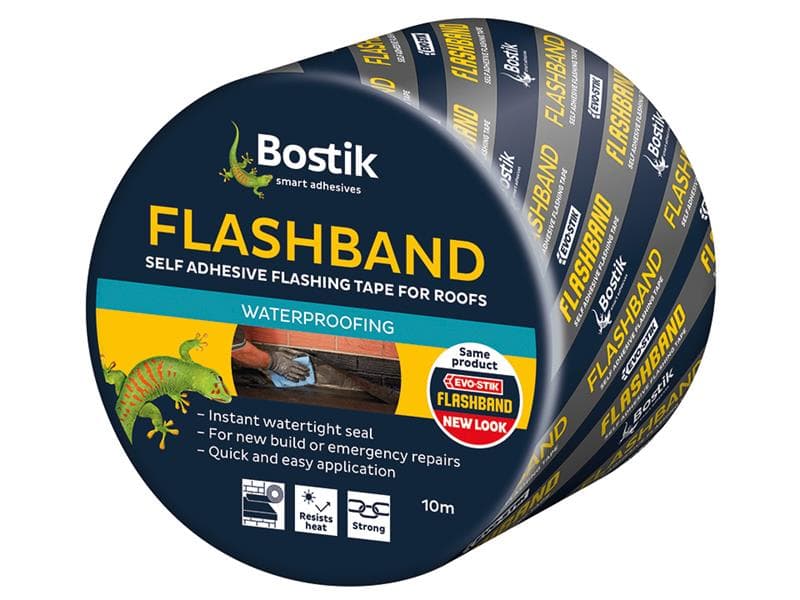 Evo-Stik 30812182 Self Adhesive Flashband Original X 3.75M With Primer Special Grey 150Mm