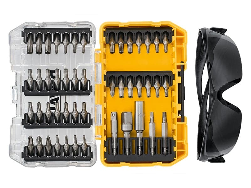 Dewalt DT70704-QZ Dt70704 Screwdriving Set 47 Piece + Safety Glasses
