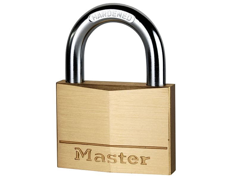 Master Lock 160EURD Solid Brass 60Mm Padlock 5-Pin
