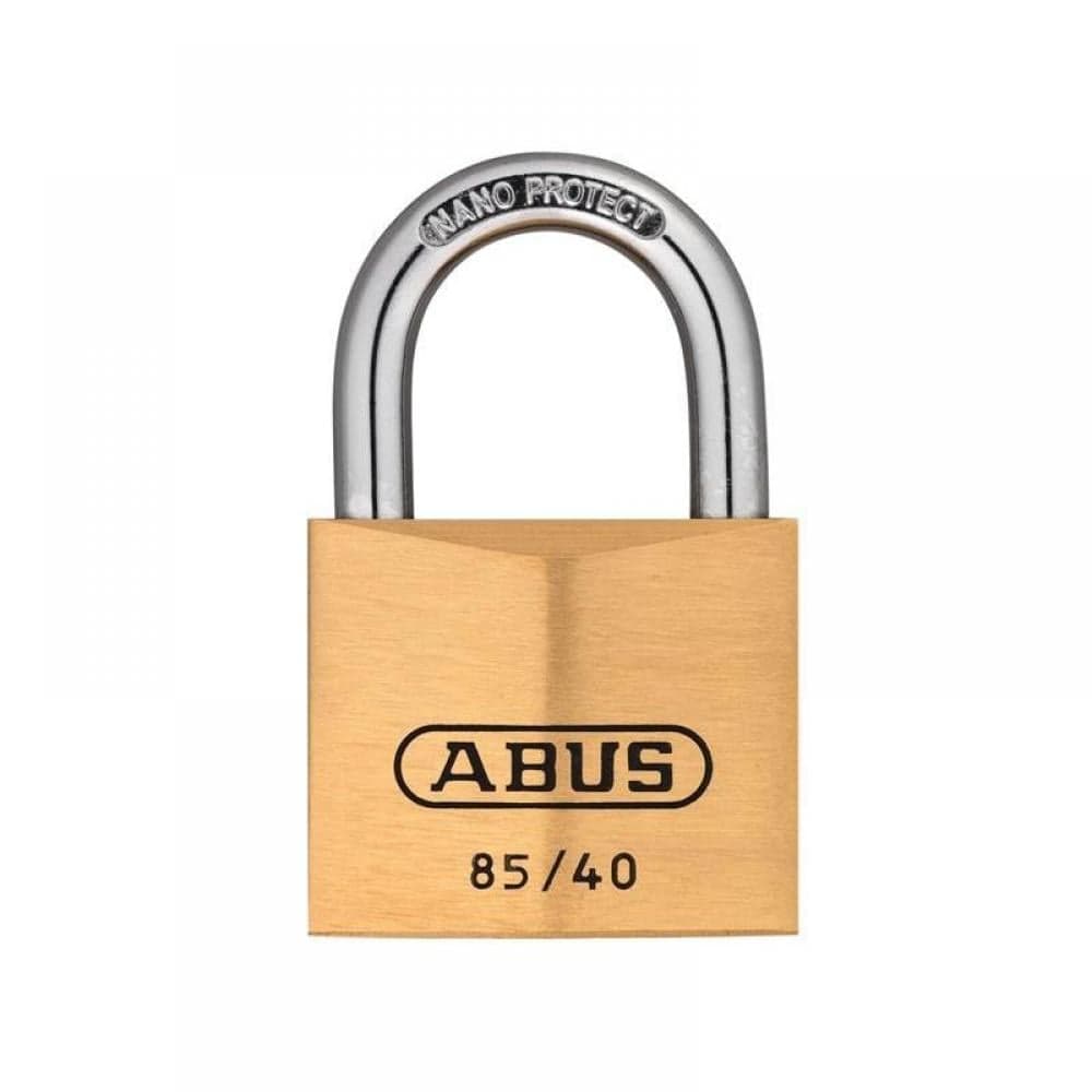 Abus Mechanical 02377 85/40Mm Brass Padlock