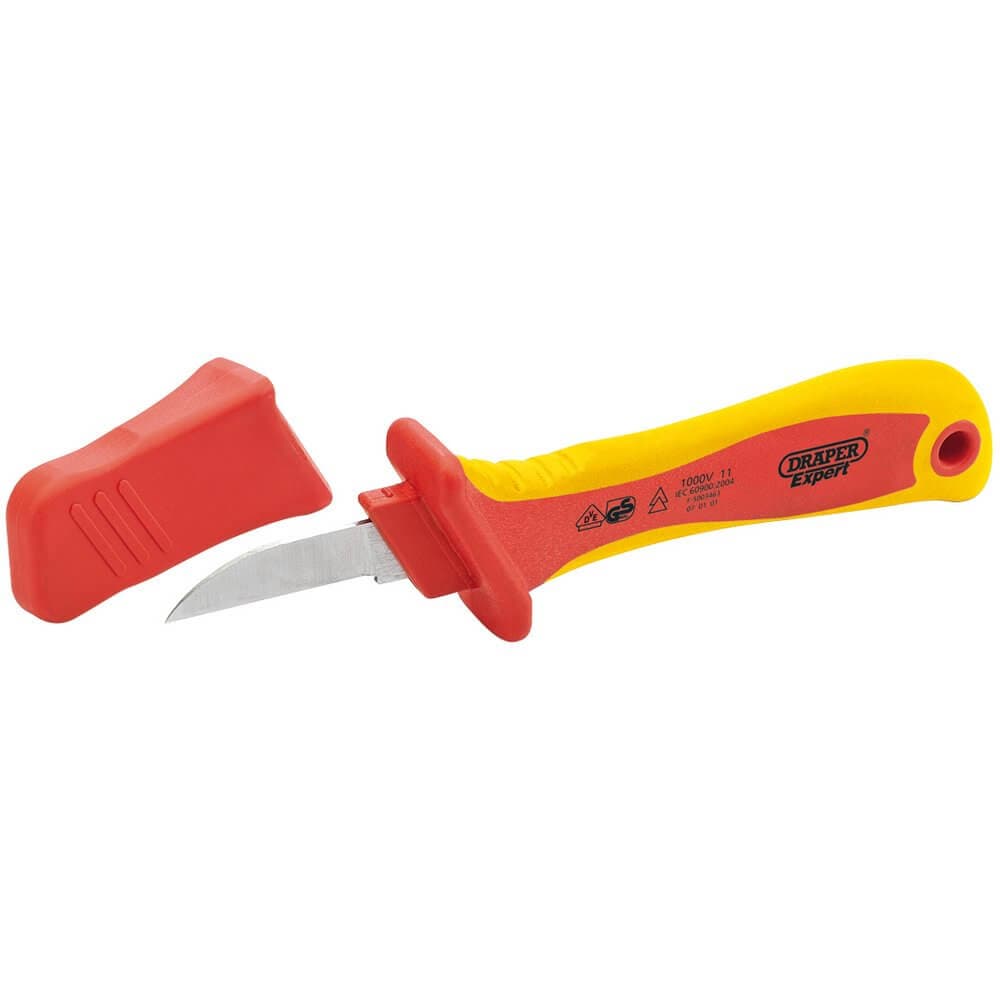 Draper Expert 04615 Vde Approved Fully Insulated Cable Knife 200Mm each