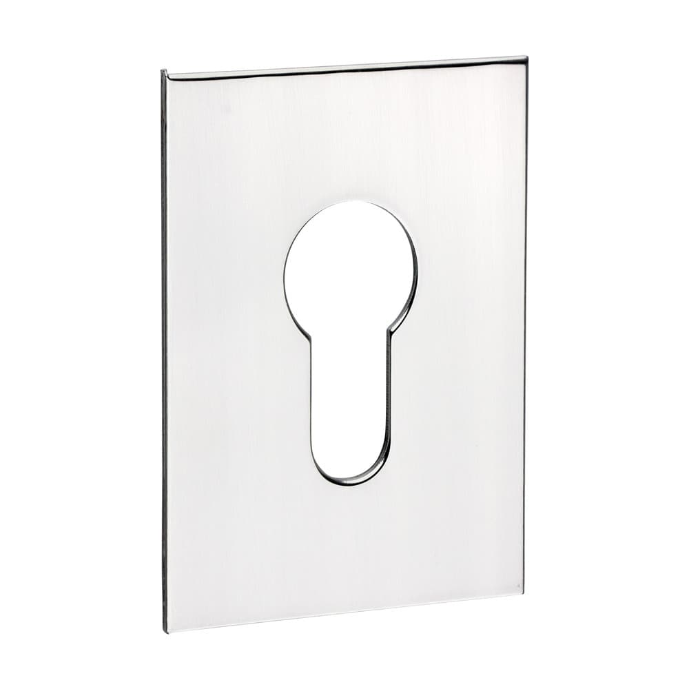 Timco Euro Profile Self-Adhesive Escutcheon - Oblong - Polished Stainless Steel TIMpac 1 200546P