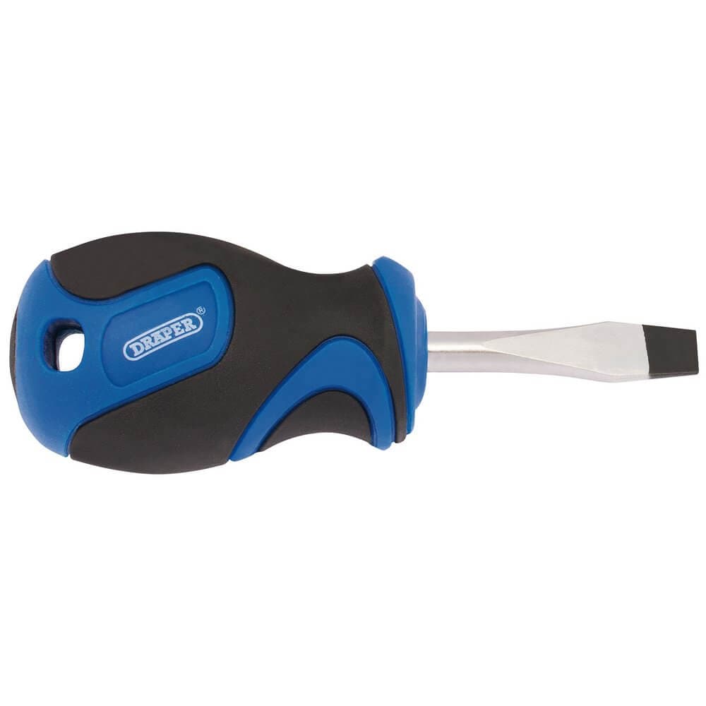 Draper 48921 Soft Grip Plain Slot Screwdriver 6.0 X 38Mm each