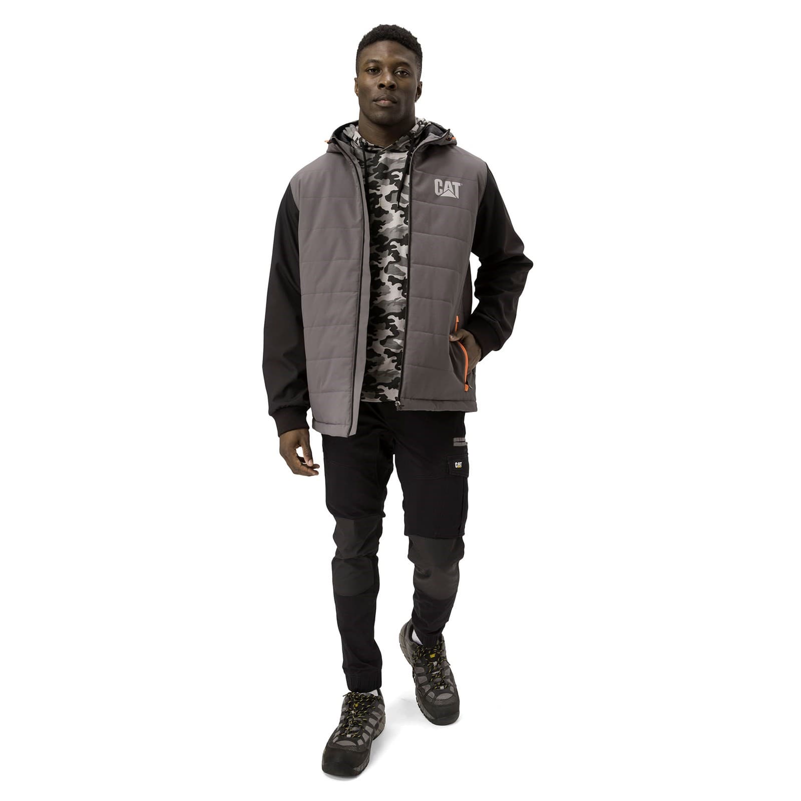 Caterpillar Tech Hybrid Jacket Size XXL Black 38523-71800-07