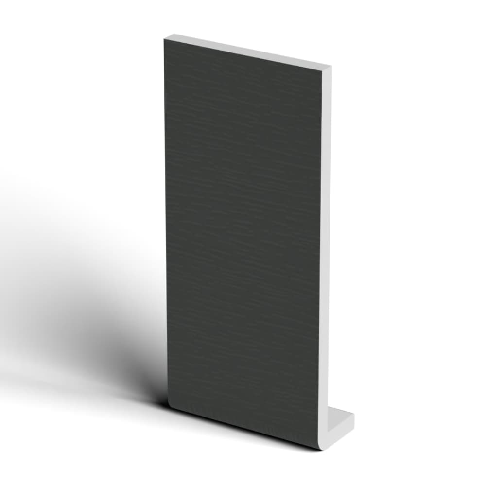 225mm Anthracite Grey Woodgrain Fascia Capping Board - 10mm x 5mtr