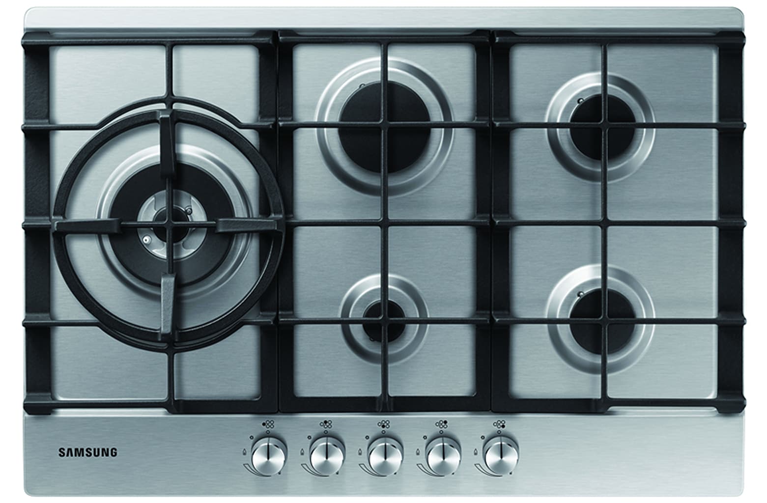 Samsung 5 Burner Gas Hob Stainless Steel NA75D3030AS/EU