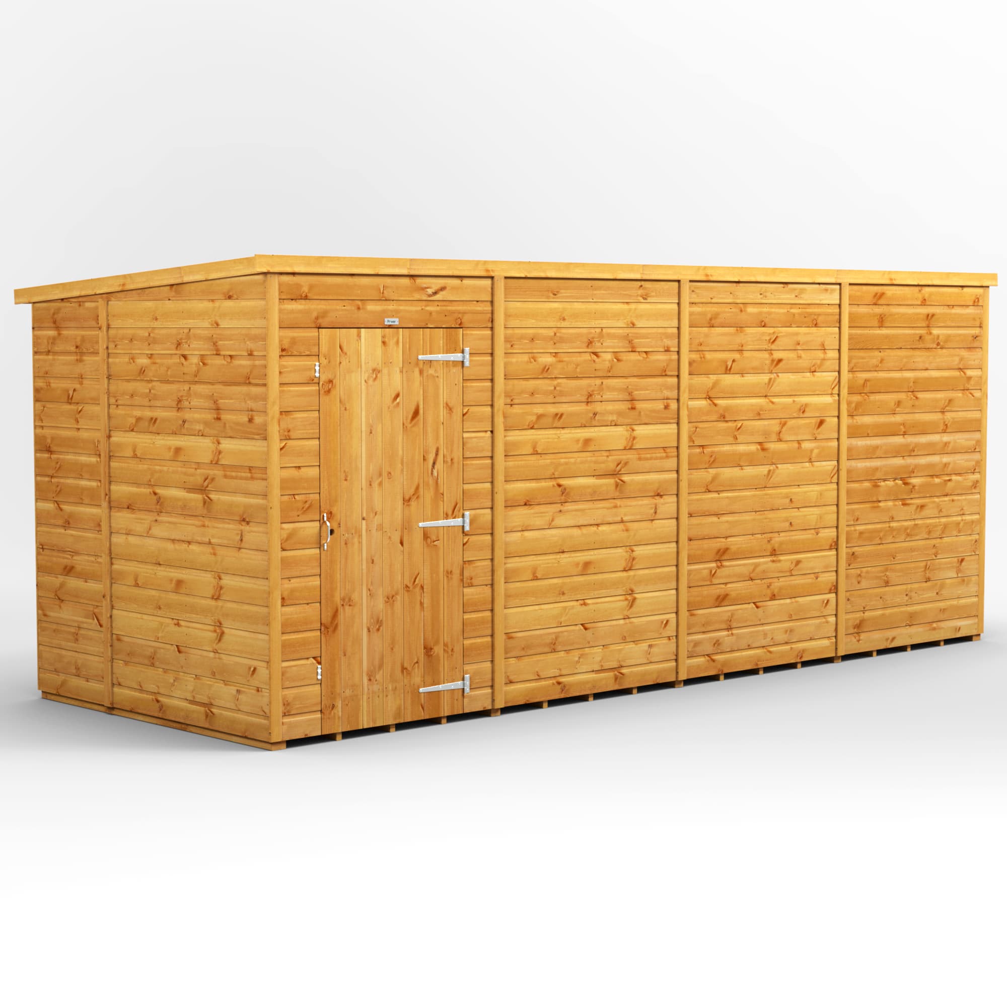 Powersheds 16 x 6 Power Windowless Pent