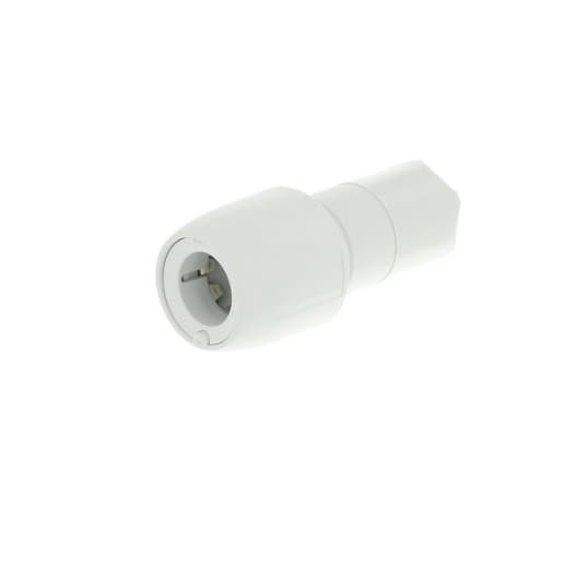 Hep2O socket reducer white 15x10mm