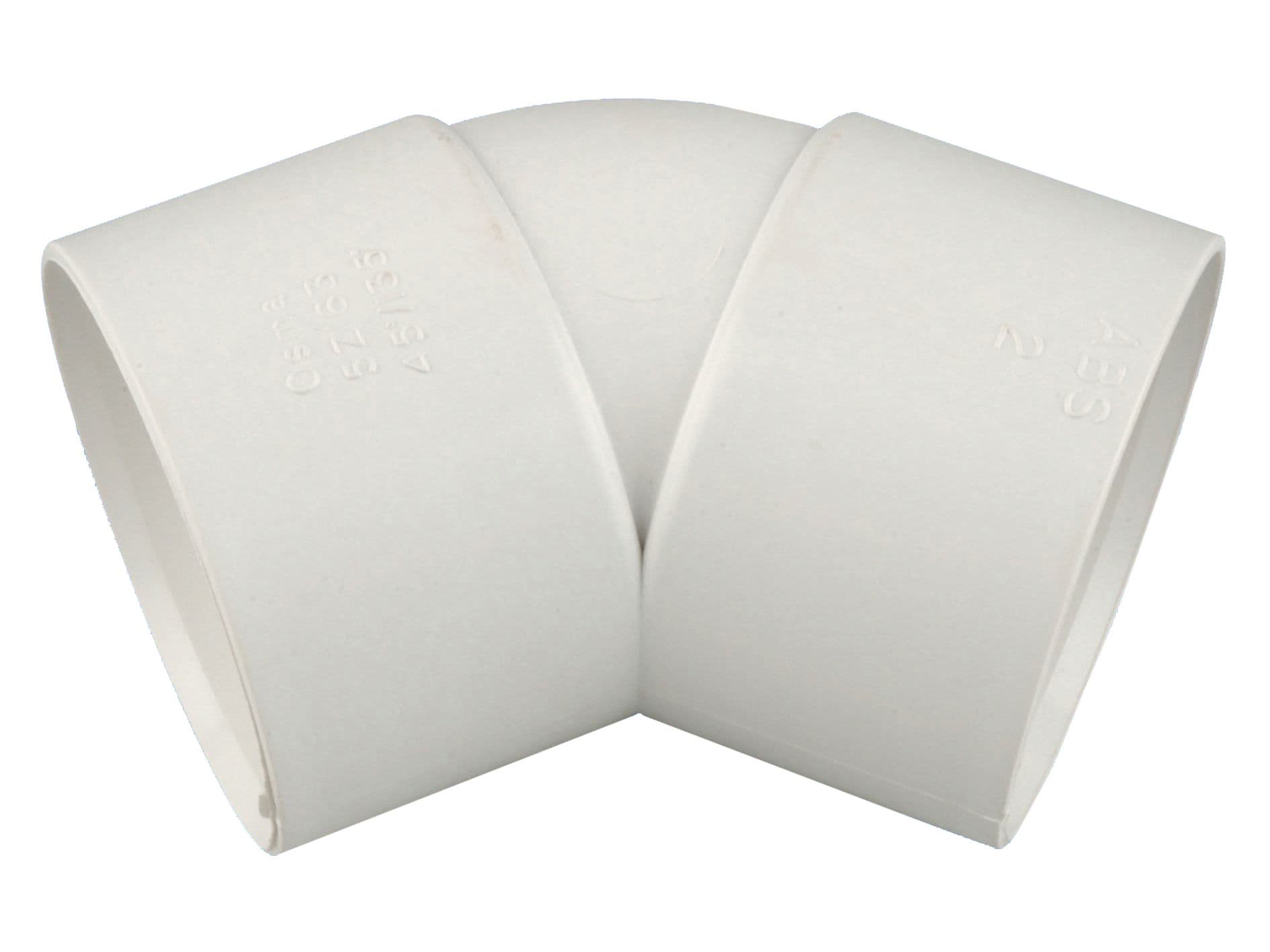 Osma Wavin OsmaWeld bend 45 degree 50mm white