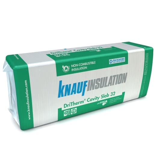 Knauf Dritherm Cavity Slab 32 100mm 455 x 1200mm 3.276m2 Per Pack