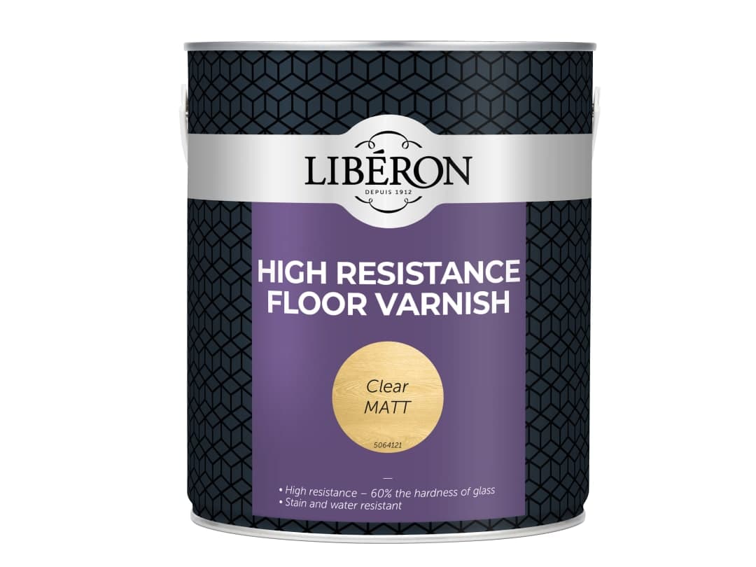 Liberon High Resistance Floor Varnish Clear Matt 2.5 litre 024554