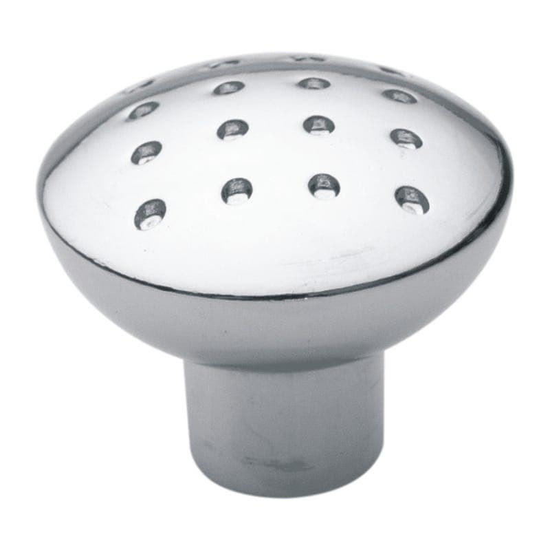 Dimple Design Cabinet/Drawer Knob - 28mm - Satin Nickel - Elite Knobs & Handles