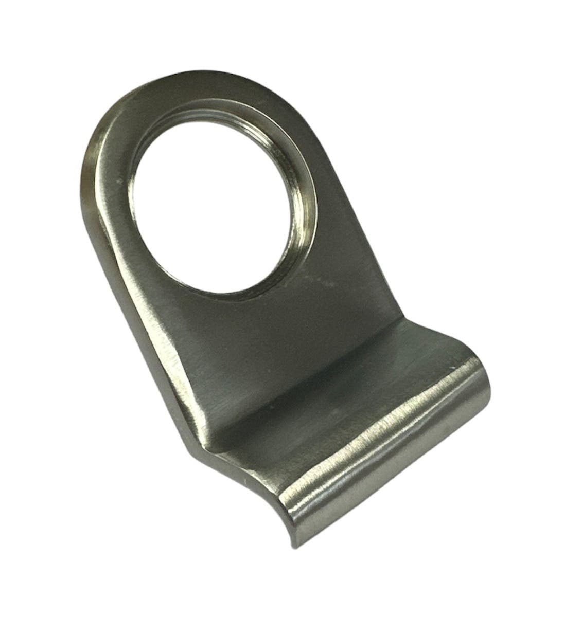 Cylinder Door Nightlatch Pull Handle - Satin Nickel - Hardware Solutions
