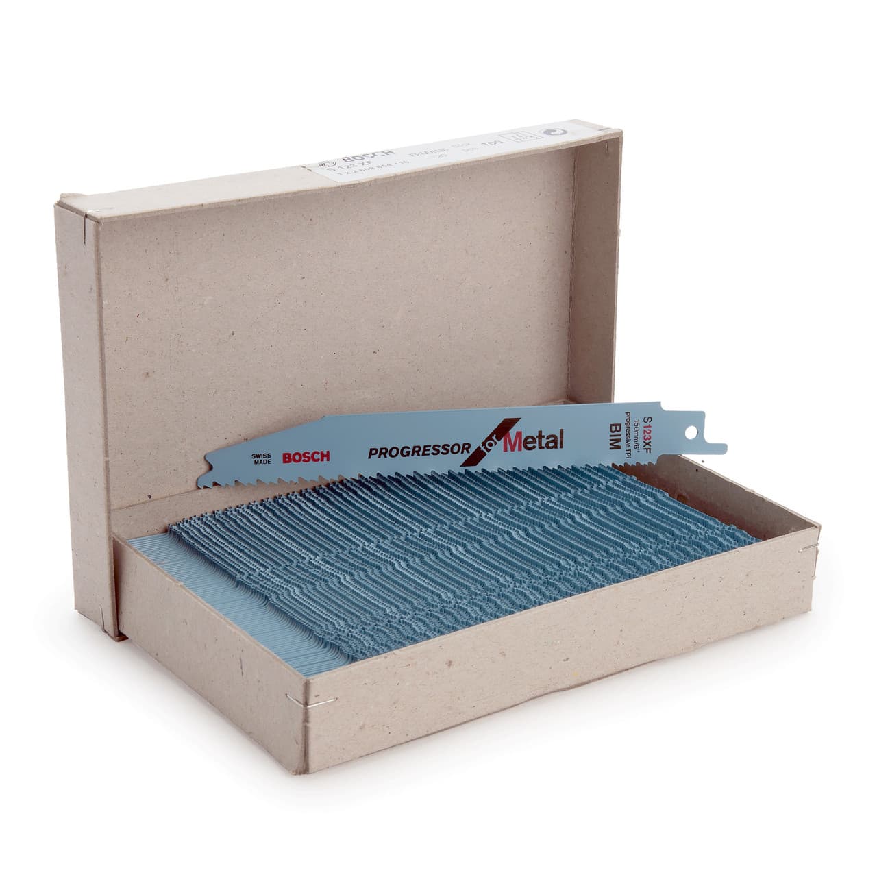 Bosch S123Xf Progressor Reciprocating Saw Blades For Metal (Pack Of 100)