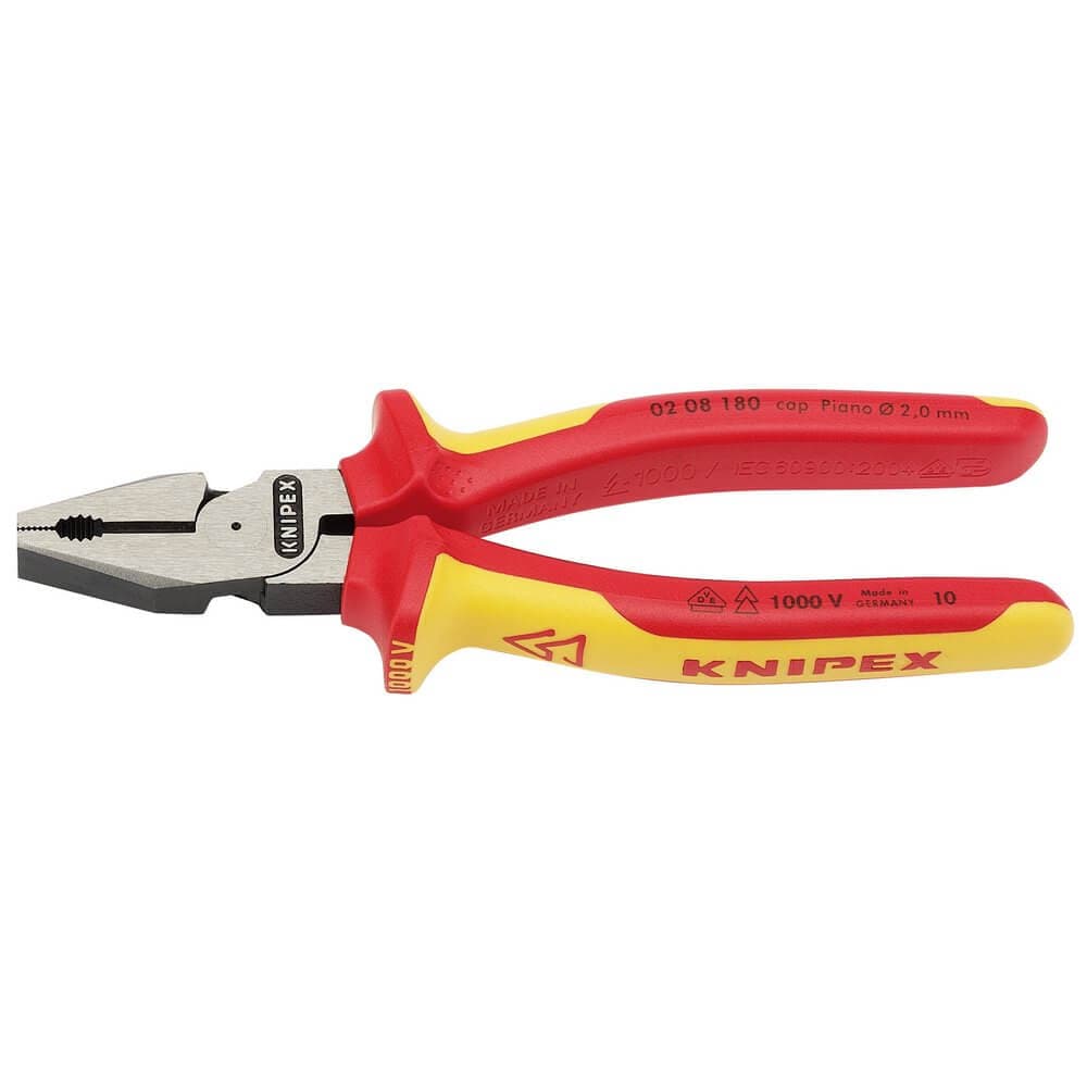 Knipex 32015 02 08 180Uksbe Vde Fully Insulated High Leverage Combination Pliers 180Mm each