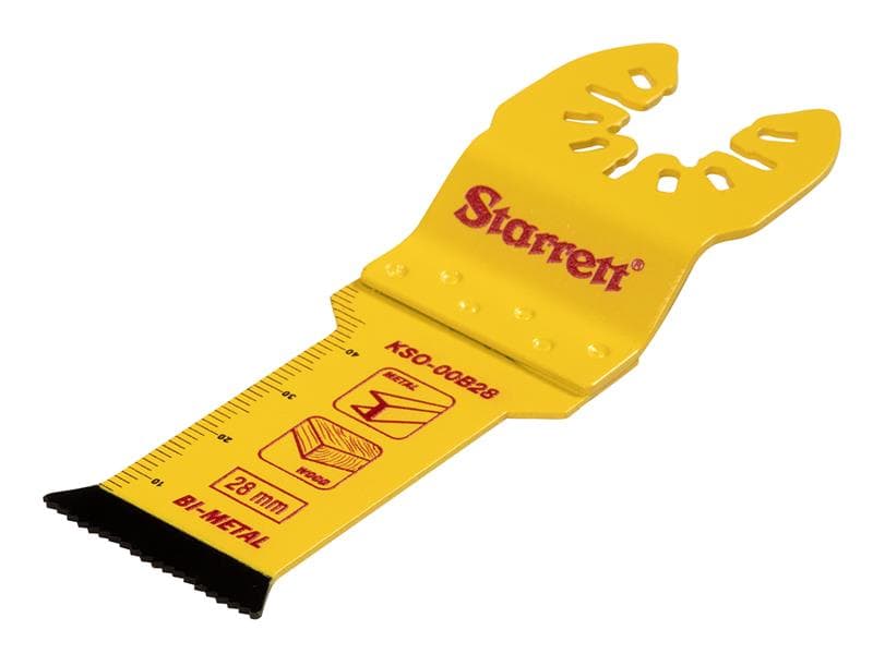 Starrett KSO-00B28 Kso-00B28 Plunge Bi-Metal Oscillating Blade 50 X 28Mm X 18 Tpi