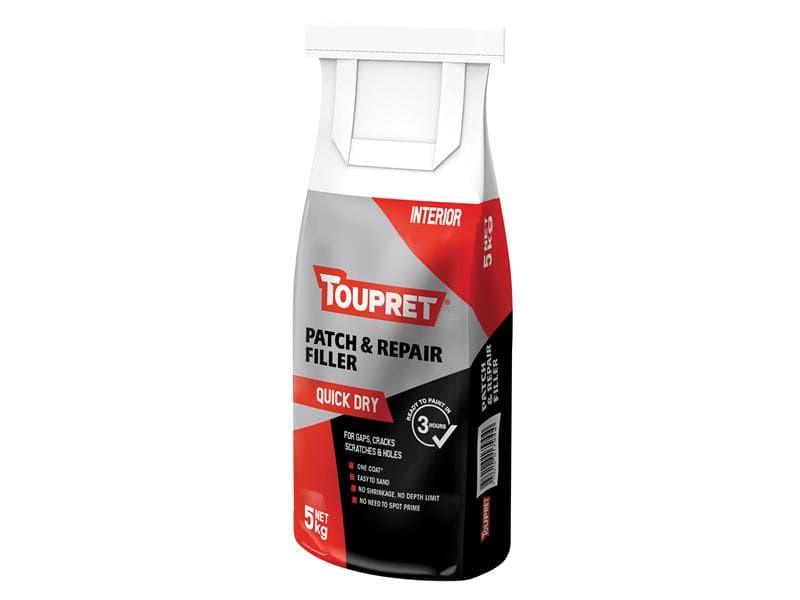 Toupret FGREB05GB Quick Dry Patch & Repair 5Kg