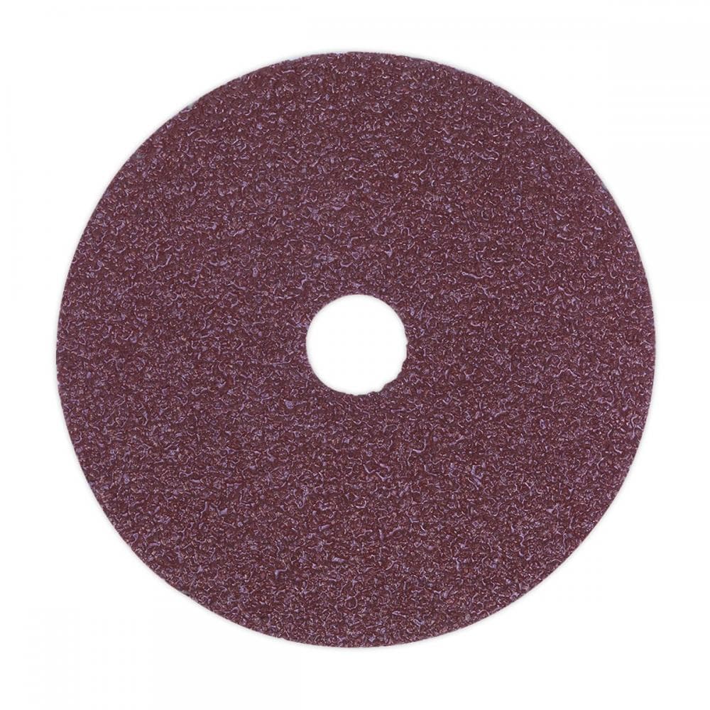 Sealey FBD11550 Sanding Disc Fibre Backed Ø115Mm 50Grit Pack Of 25