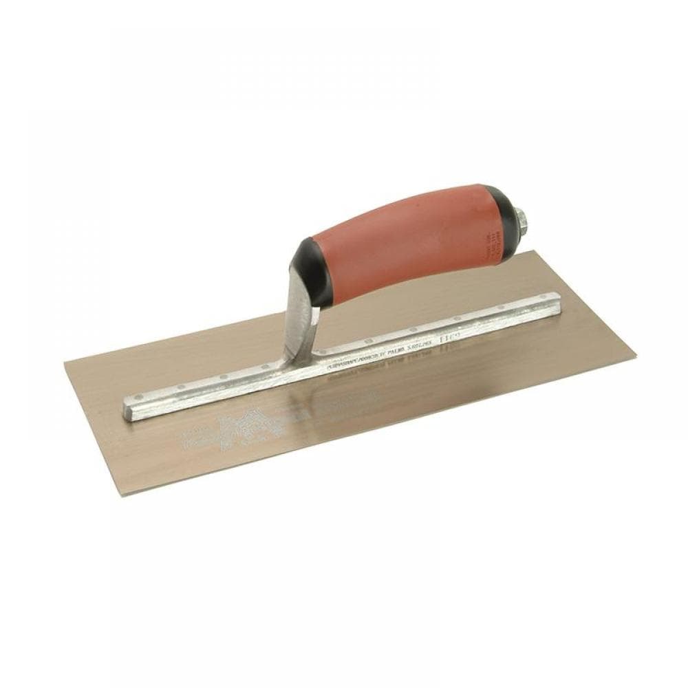 Marshalltown MPB1GSD Mpb1Gsd Pre-Worn Permashape® Finishing Gold S/S Trowel Durasoft® 11 X 4.1/2In