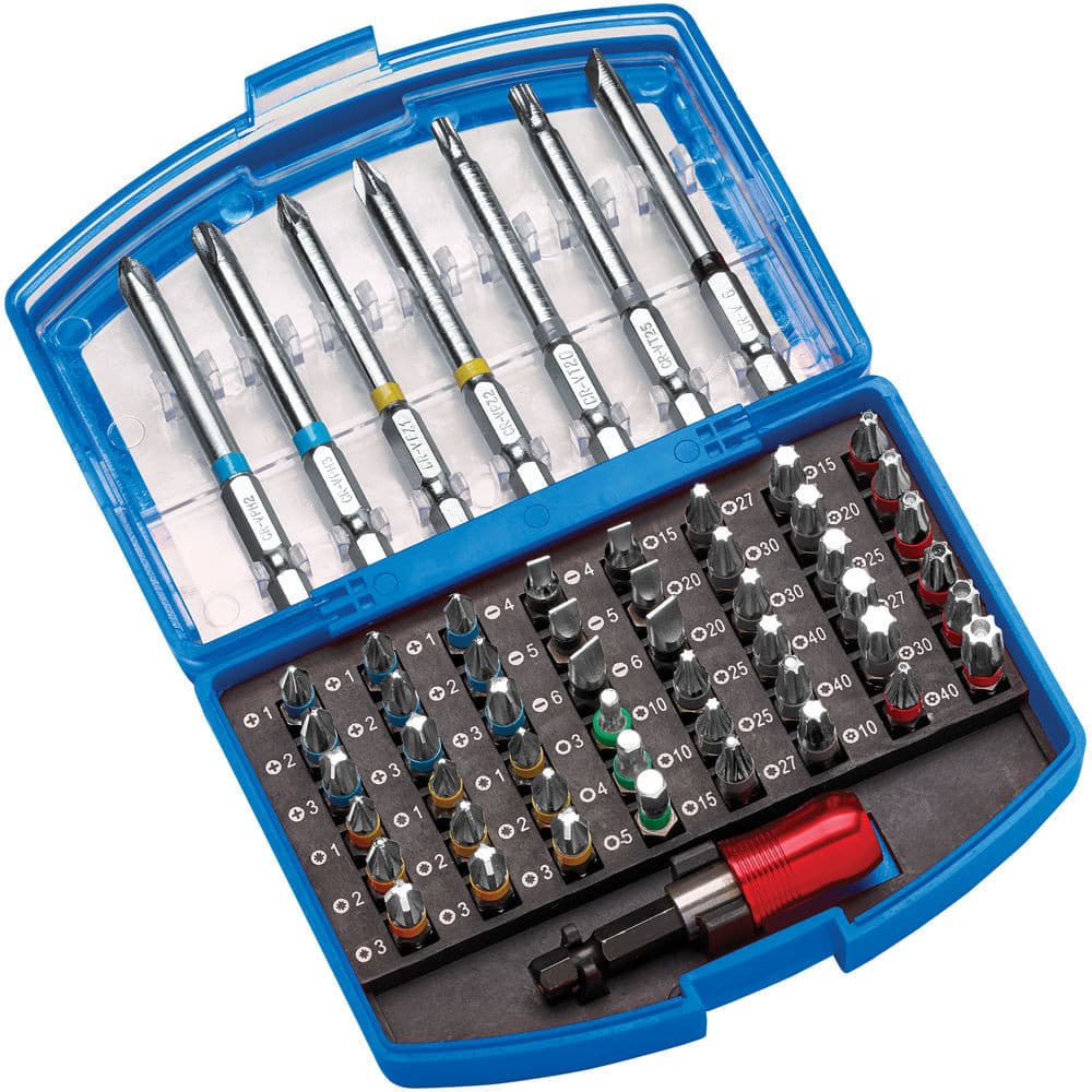Clarke 1801917 Cht917 56Pc Colour Coded Screwdriv