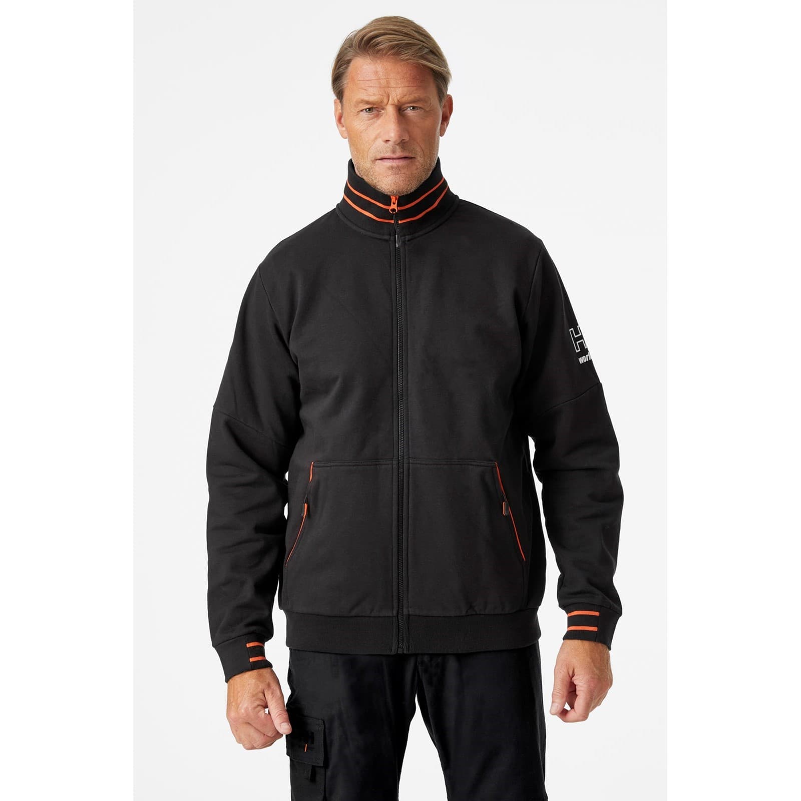 Helly Hansen Workwear Kensington Zip Sweatshirt Size S Black 36455-67954-03