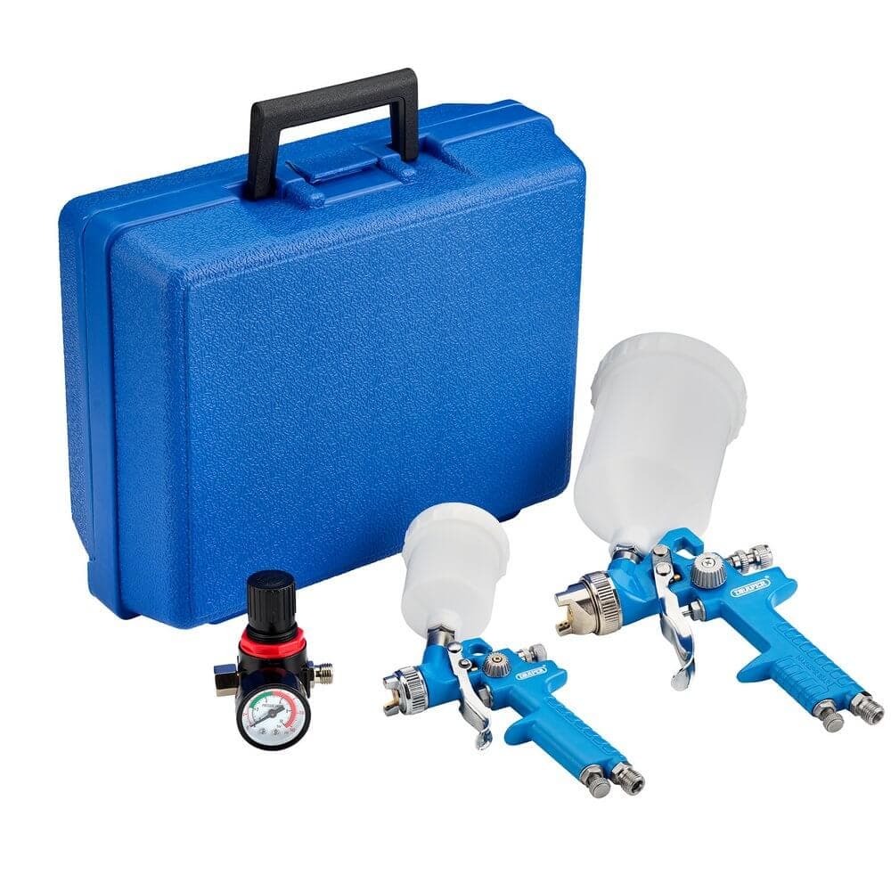 Draper Hvlp Air Paint Spray Gun Kit (7 Piece) each 1 28374
