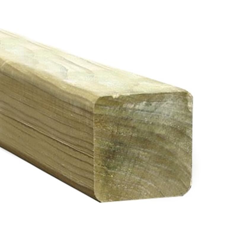 4'11" x 2.7" x 2.7" Forest Planed Fence Post (1500mm x 70mm x 70mm)