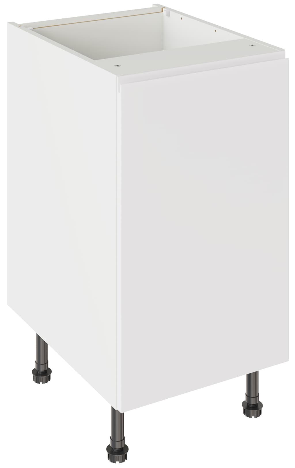 Kitchen Kit Flatpack Base Unit J-pull Ultra Matt White 450mm - FKKJ0539