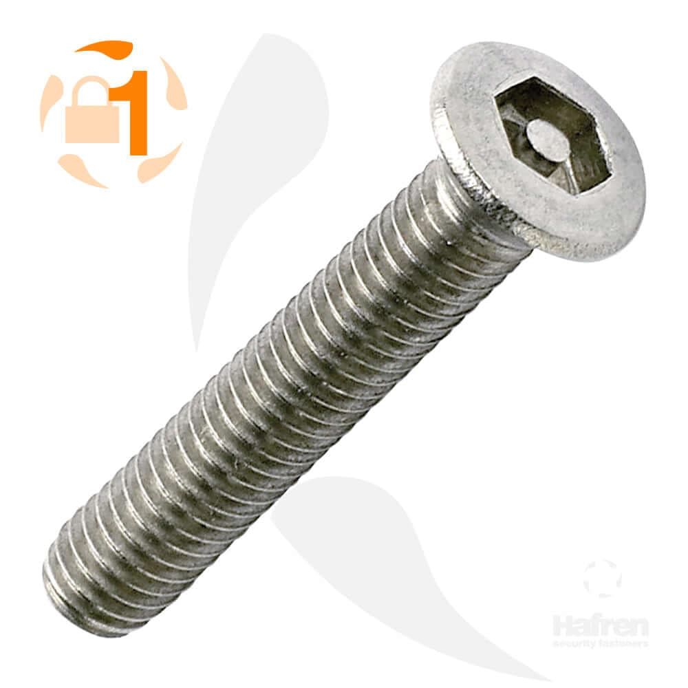 Raised Countersunk A2 Stainless Steel Pin Hex Machine Screw