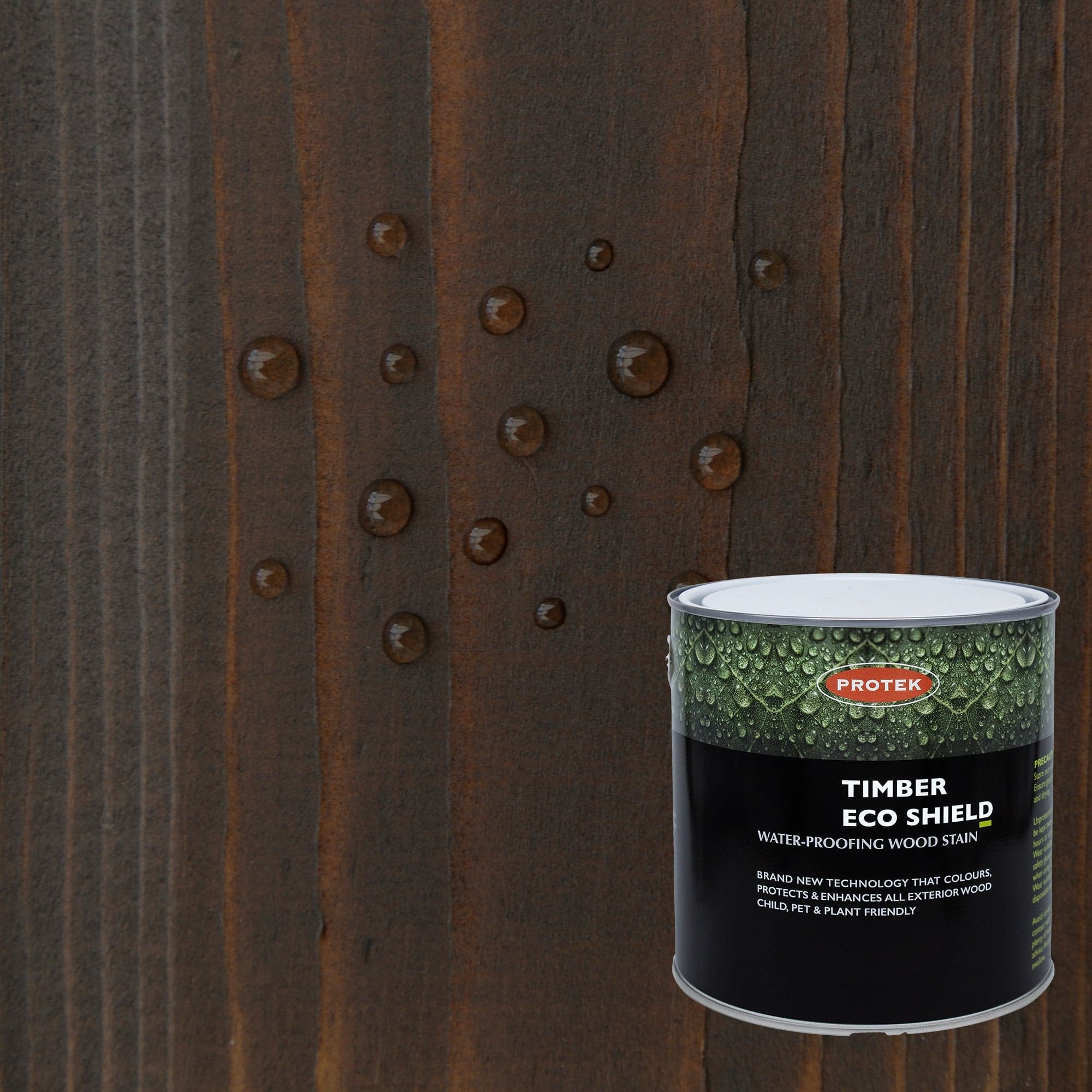 Dark Brown - Timber Eco Shield Wood Stain