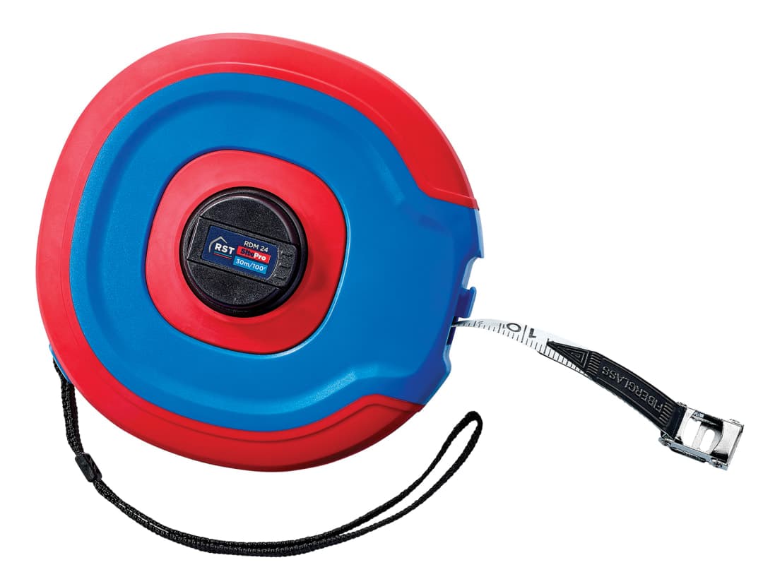 R.S.T. SitePro Fibreglass Tape 30m/100ft (Width 13mm) RDM24