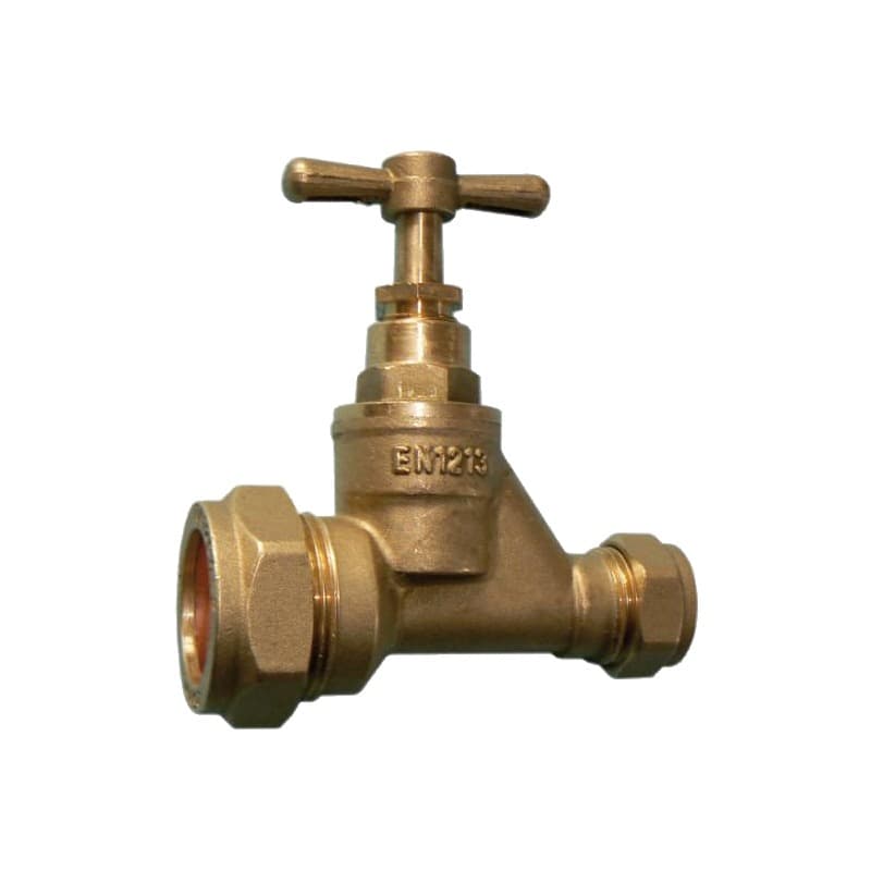 Stopcock MDPE to Copper - 25mm x 15mm