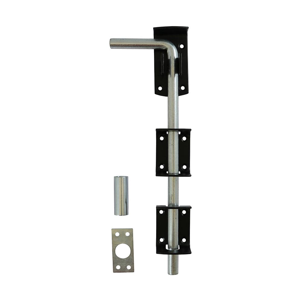 Garage Drop Bolt - Black
